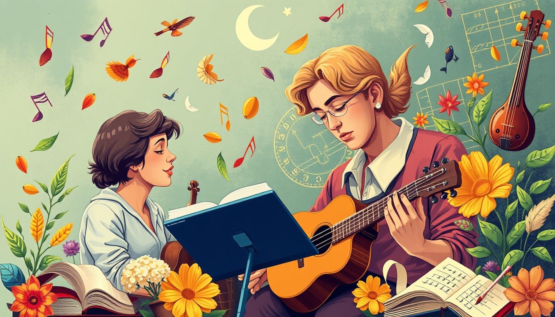 Poetry and Music: The Synergy Between Lyrics and Melodies in Creative Expression